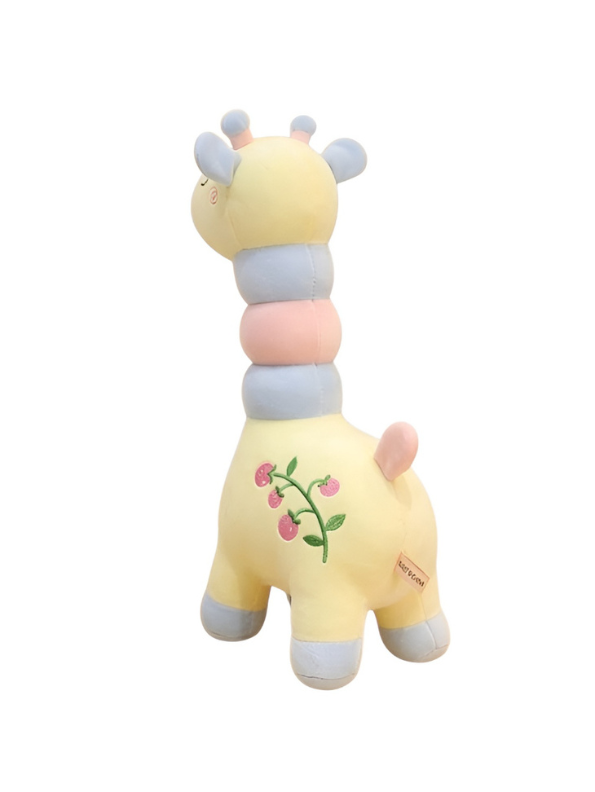 Pastel Giraffe Plush Toy – Soft Long Neck Stuffed Giraffe Doll Yellow ST9078.