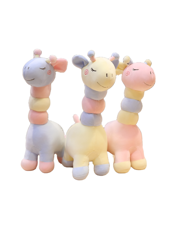 Pastel Giraffe Plush Toy – Soft Long Neck Stuffed Giraffe Doll Blue ST9078.