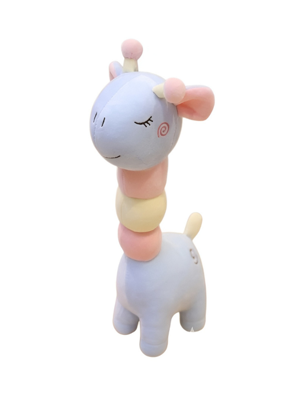 Pastel Giraffe Plush Toy – Soft Long Neck Stuffed Giraffe Doll Blue ST9078.