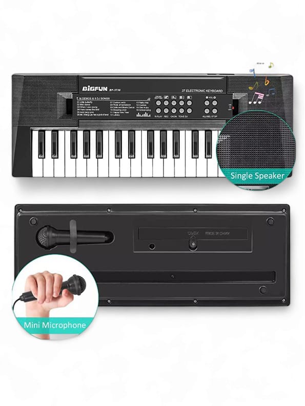 Piano 37 Keys Keyboard Toy With Mic Sing Music