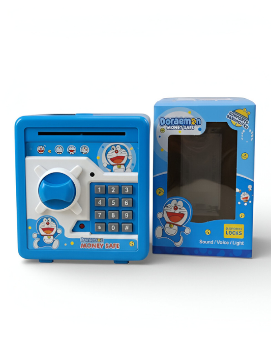Electronic Doraemon Money Box - Kids Smart Savings Bank with Password Lock - Perfect Birthday Gift for Boys & Girls LMI10569