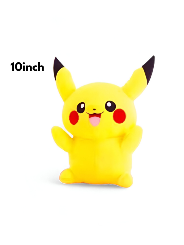 Pikachu Plush – 10-Inch Plush Pokémon Doll, Cute & Huggable Stuffed Toy LMI15533.