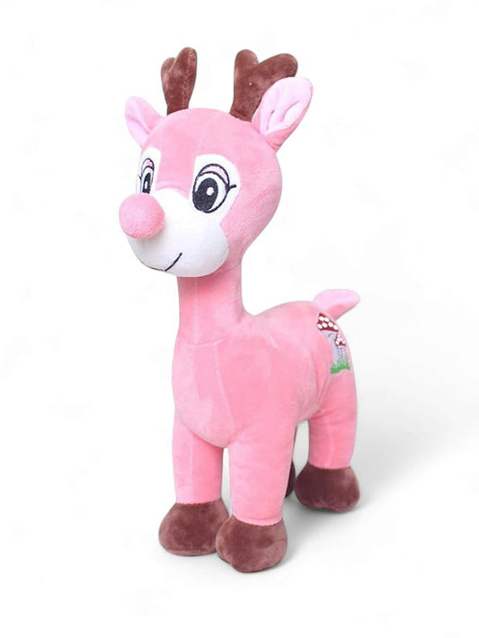 Pink - Deer Stuffed Toy For Kids - 40 CM (MS-May-4)