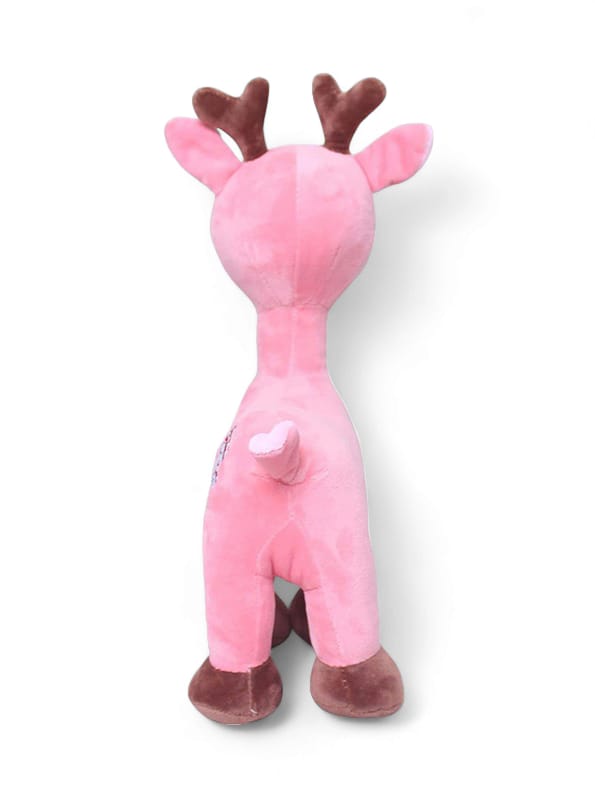 Pink - Deer Stuffed Toy For Kids - 40 CM (MS-May-4)