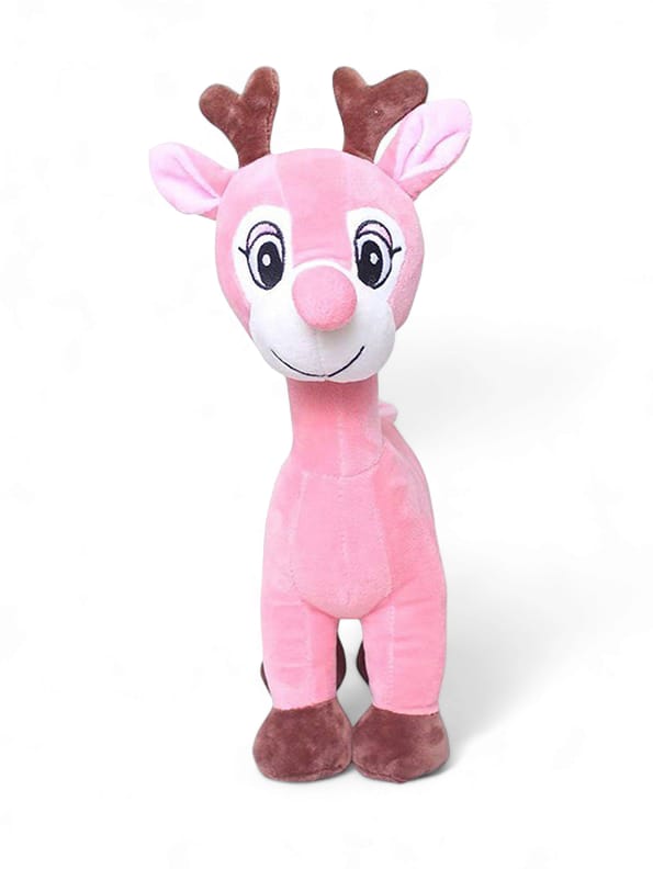 Pink - Deer Stuffed Toy For Kids - 40 CM (MS-May-4)