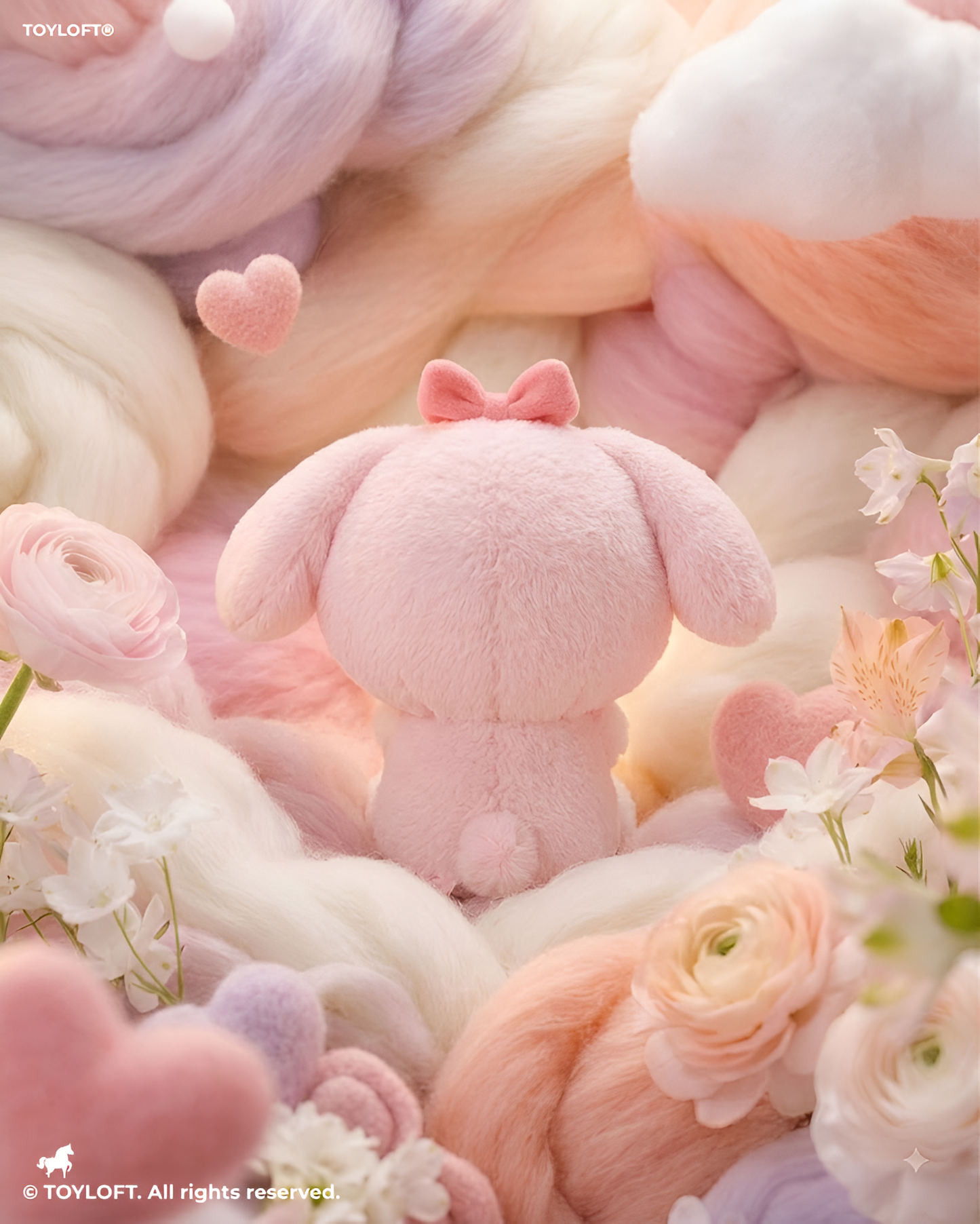 Pink Bunny Plush Toy Holding Strawberry 10-Inch – Soft Kawaii Stuffed Animal Gift for Kids ST15432