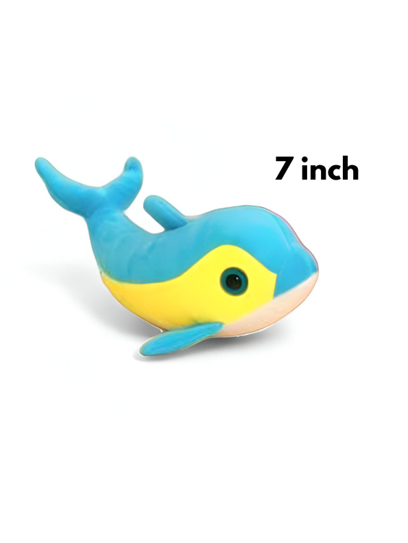 Blue Dolphin Plush Toy – 7 Inch Soft Stuffed Animal for Kids LMI11919.