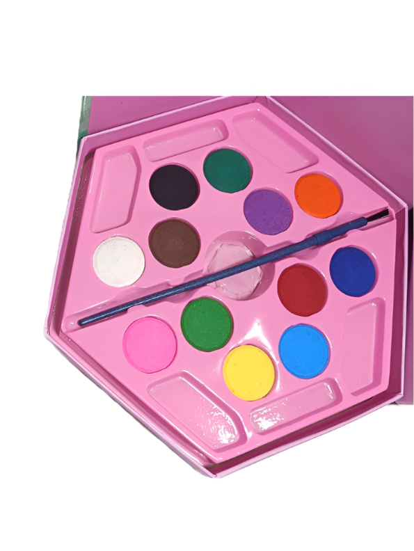 Pink Drawing Art Kit – Folding Hexagonal Coloring Set LMI1492.