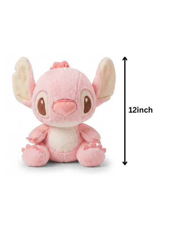 Pink Angel Plush Toy 12-Inch – Cute Soft Stuffed Animal for Kids.