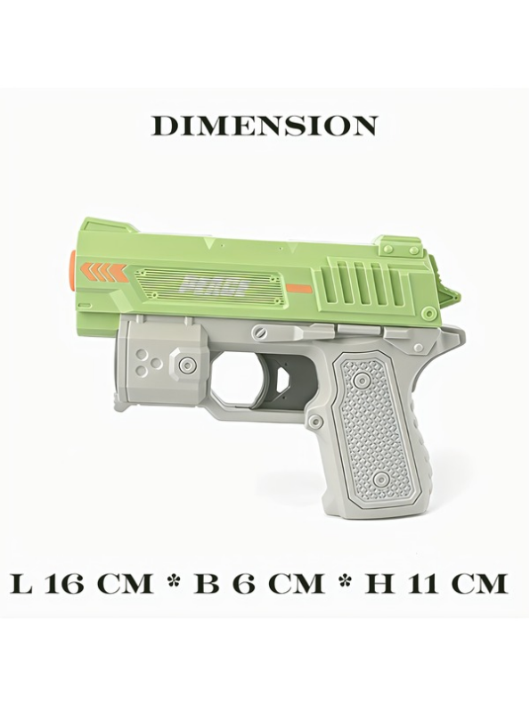 Pioneer 2-in-1 Toy Foam Blaster Set – Manual M1911 Pistol & Revolver with 10 EVA Suction Dart Bullets for Kids Age 6+  LMI16094