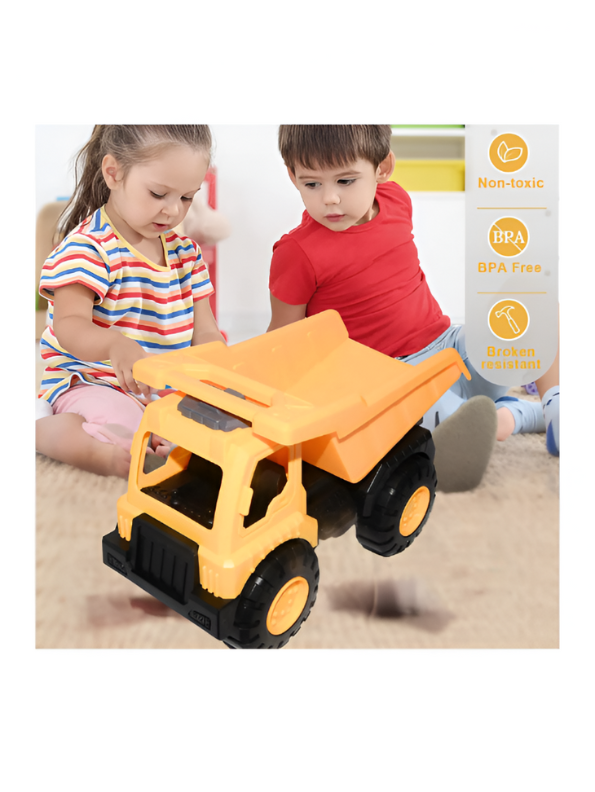 Plastic Dump Truck – Durable Construction Vehicle for Kids & Imaginative Play LMI10730.