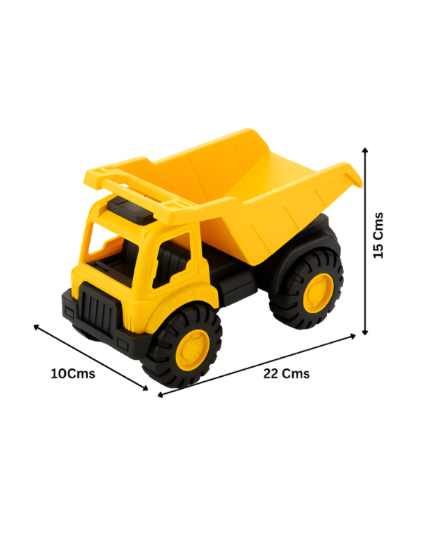 Plastic Dump Truck – Durable Construction Vehicle for Kids & Imaginative Play LMI10730.