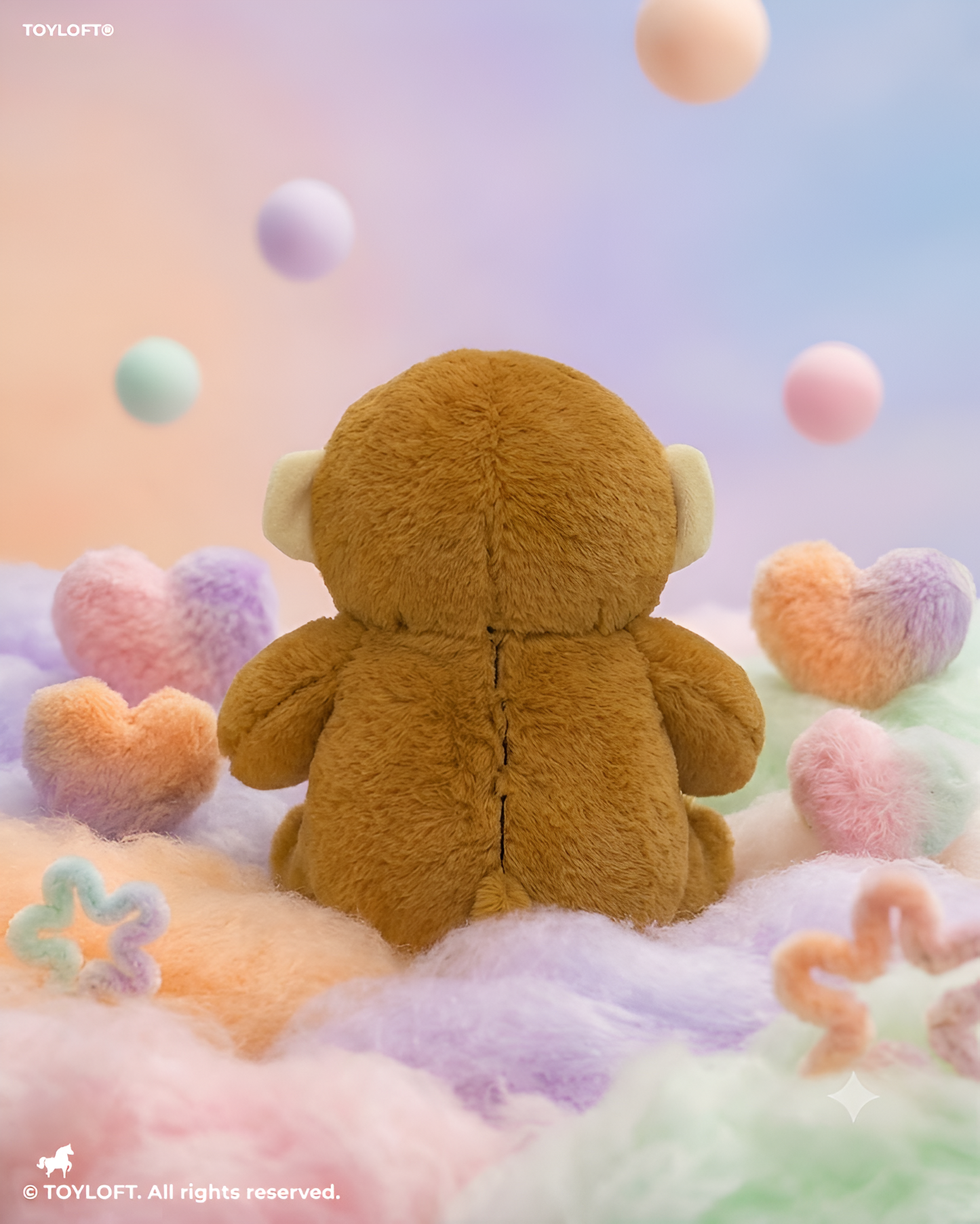 Plush Brown Monkey Soft Toy with Bow Tie 10-Inch – Premium Stuffed Animal Gift for Kids ST16765