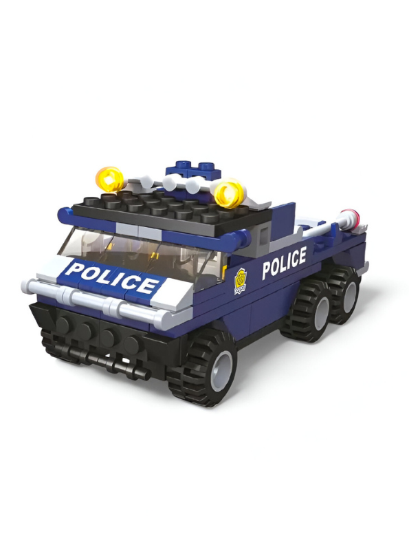 Police Car Tank Toy – 157 Piece Building Block Set for Children, Fun Construction & Imaginative Play TV5003.