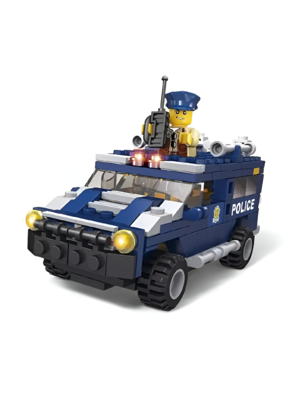 Police Car Tank Toy – 157 Piece Building Block Set for Children, Fun Construction & Imaginative Play TV5003.
