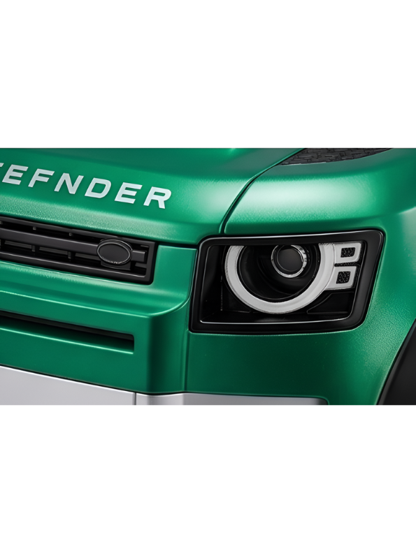 Pack Of 3 Diecast Land Rover Defender Toy Car - Police & Off-Road SUV Model with Roof Rack, Sound & Light Effects for Kids and Collectors NX15387