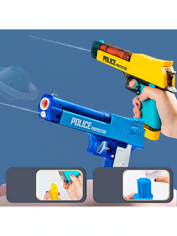 Police Protector Toy Gun for Kids – Cutie Soldier Soft Bullet Shooter LMI11229.
