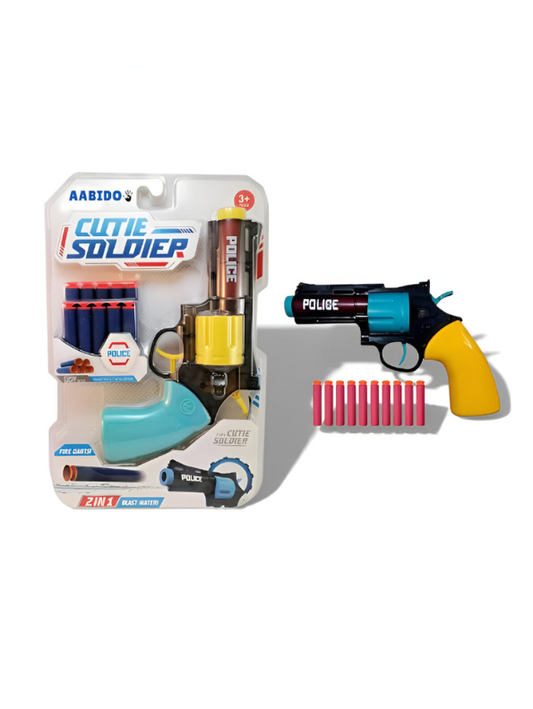 Police Rifle Toy Gun with Soft Bullets – Safe Role Play Shooter for Kids LMI11213.