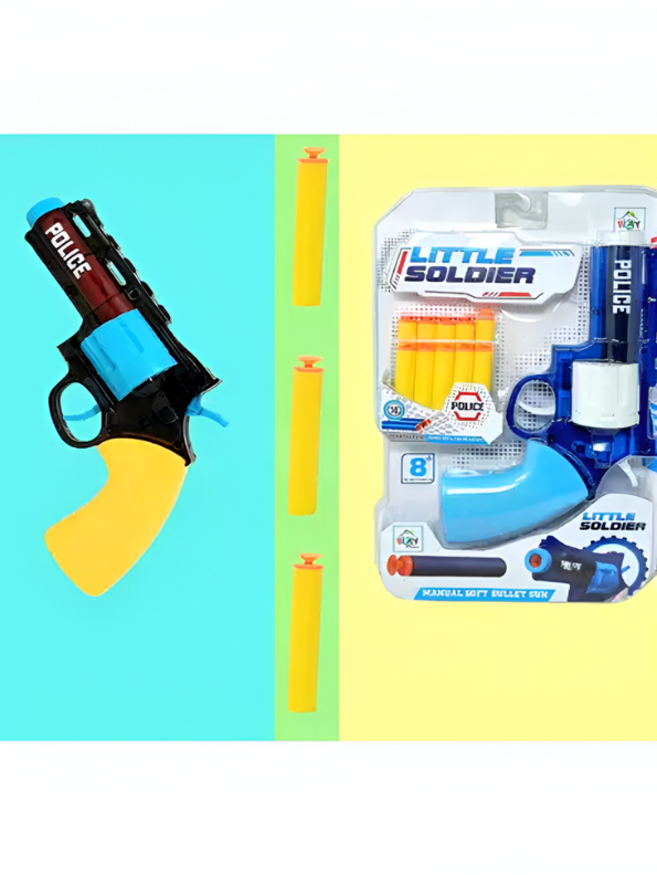 Police Rifle Toy Gun with Soft Bullets – Safe Role Play Shooter for Kids LMI11213.