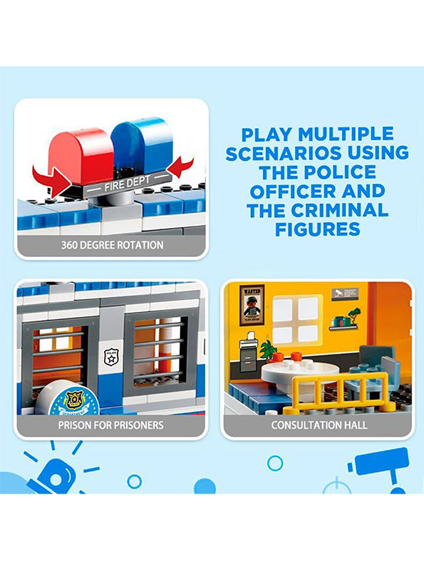 Police Station Building Set For Kids (NX.L-9)