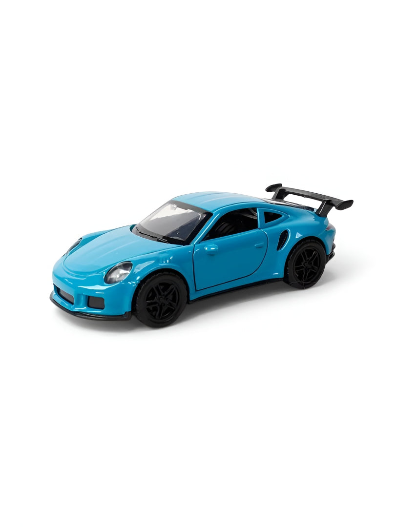 Porsche 911 GT3 RS 1:36 Scale Diecast Car Blue LMI13617.