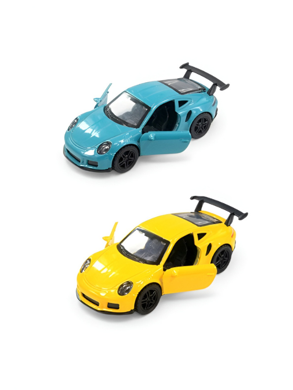 Porsche 911 GT3 RS 1:36 Scale Diecast Car Blue LMI13617.
