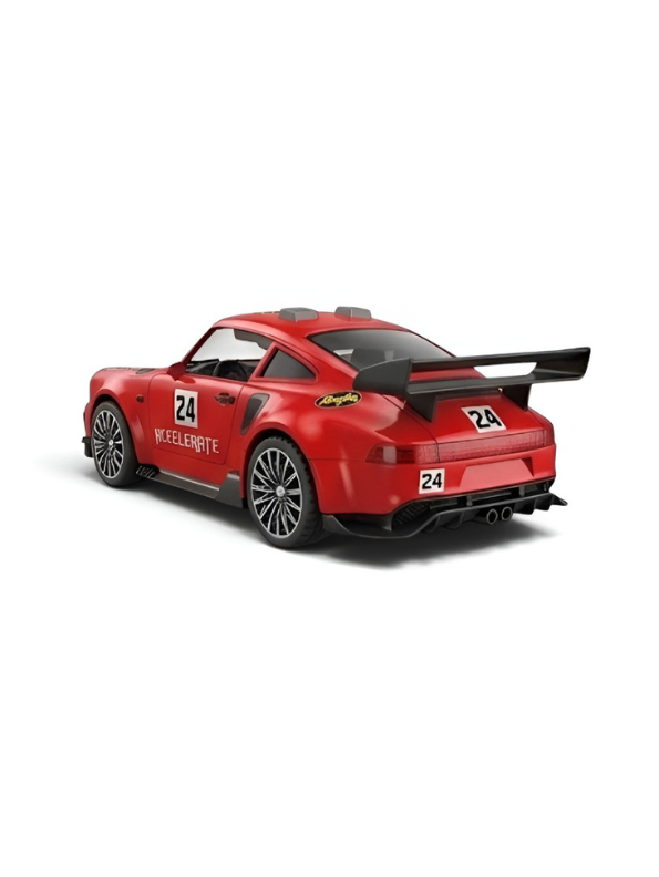 Porsche 911 Sports Model Car with Realistic Spray Smoke Red TV6654.