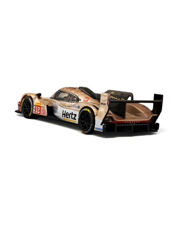 Porsche 963 LMDh Hypercar Diecast Model Car 1:22 Scale Gold MD609.