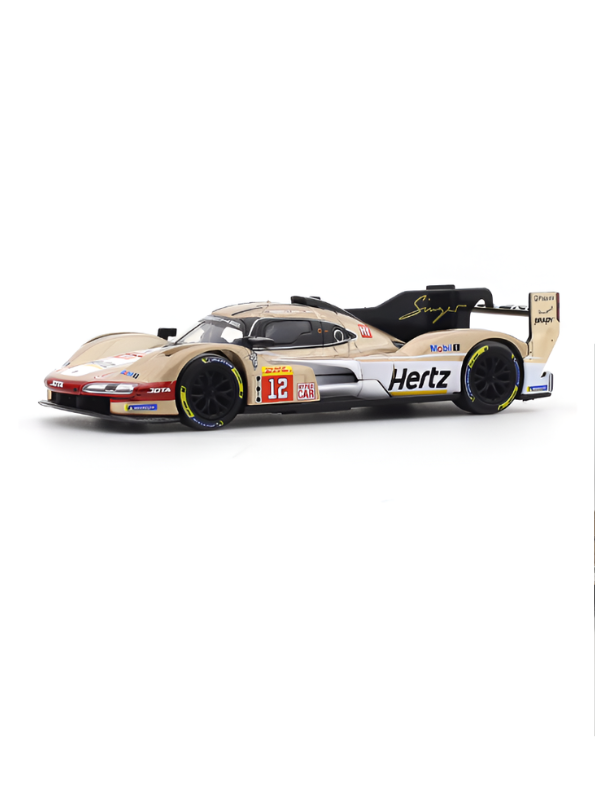 Porsche 963 LMDh Hypercar Diecast Model Car 1:22 Scale Gold MD609.