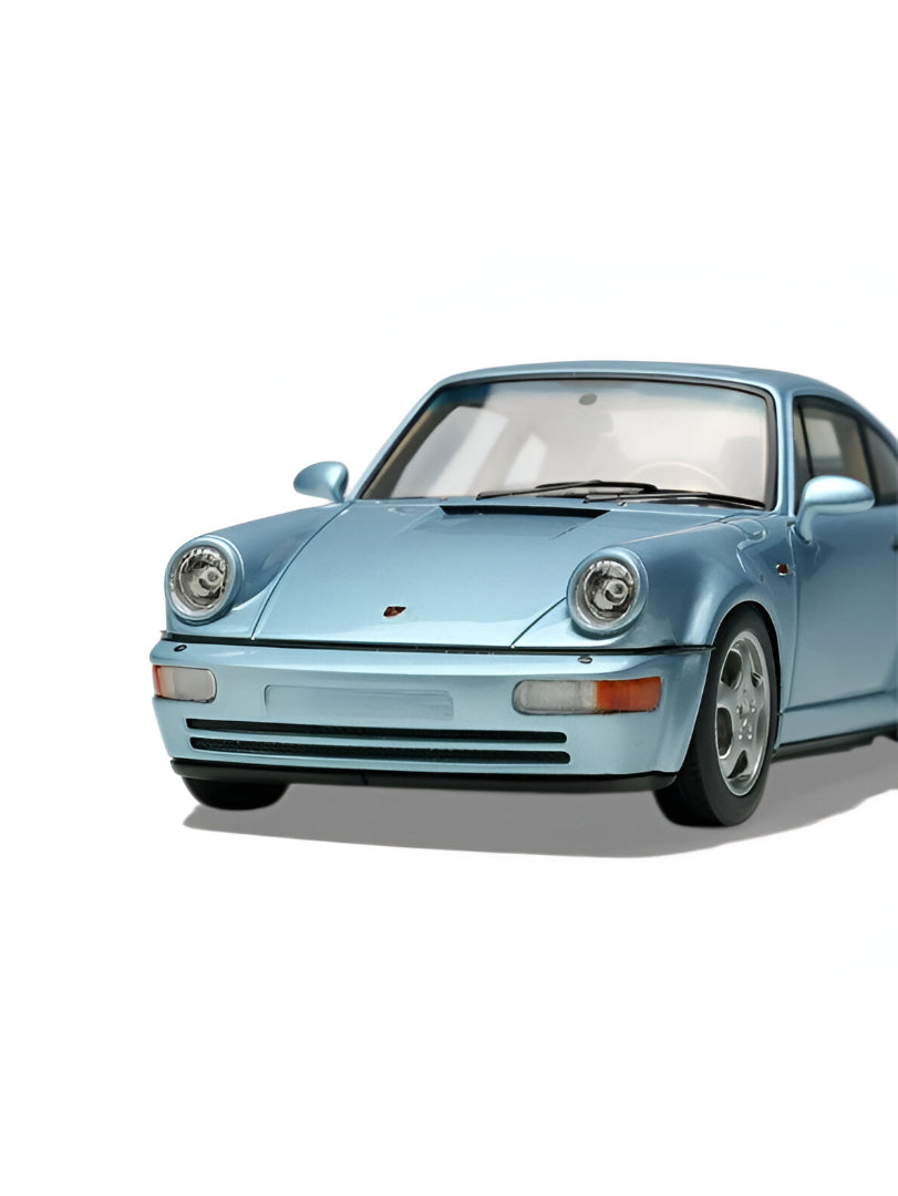 Porsche Corrira RS Diecast Car Toy – Turquoise Alloy Model, Collectible Sports Car Replica.