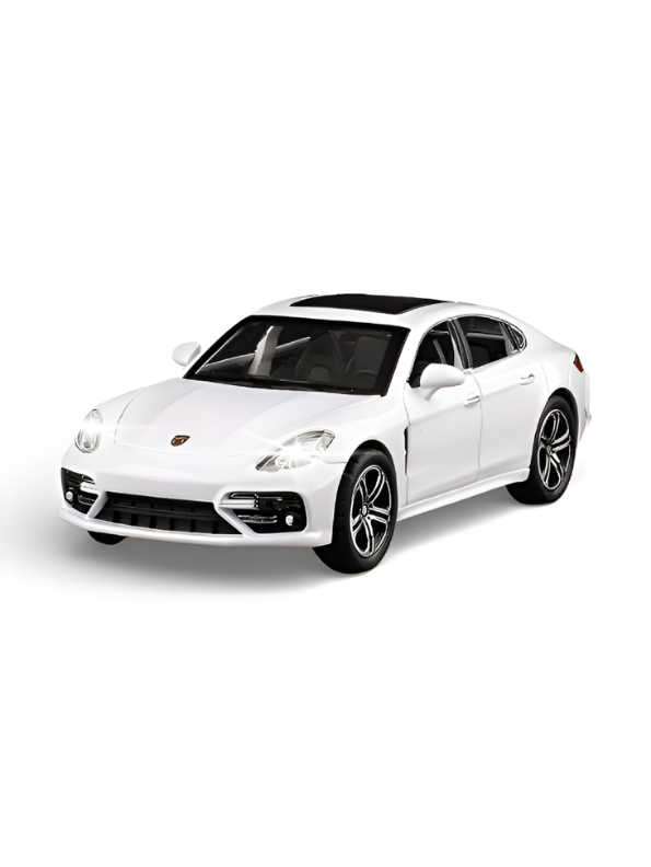 Porsche Panamera Diecast Model Car – 1:24 Scale | Luxury Collectible Toy Vehicle White LMI16586.