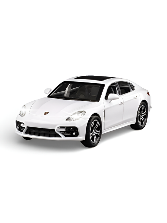 Porsche Panamera Diecast Model Car – 1:24 Scale | Luxury Collectible Toy Vehicle White LMI16586.