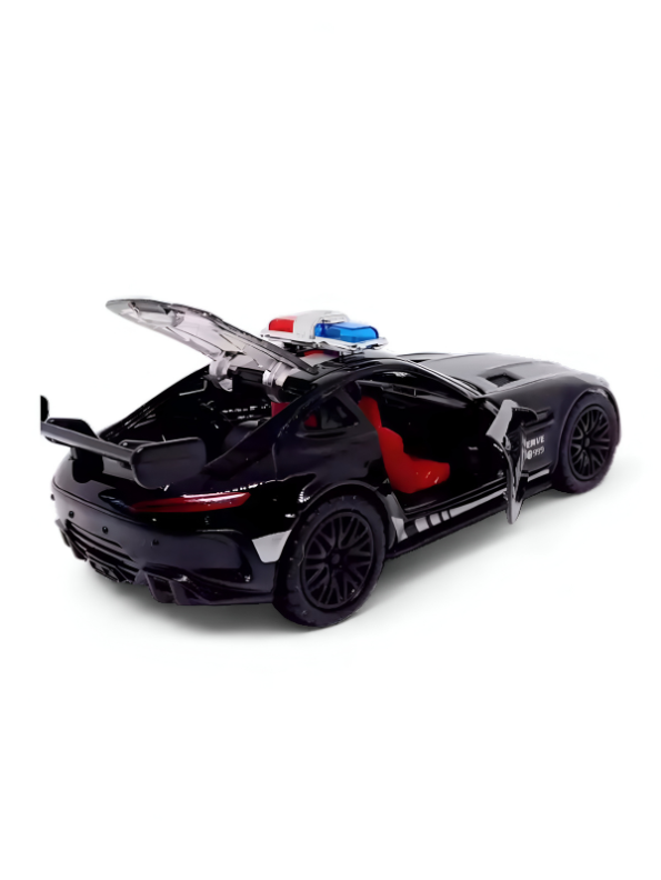 Porsche Police Diecast Car Toy – Opening Doors, Realistic Design, Durable Metal Model for Kids Scale 1:36 LMI15316.