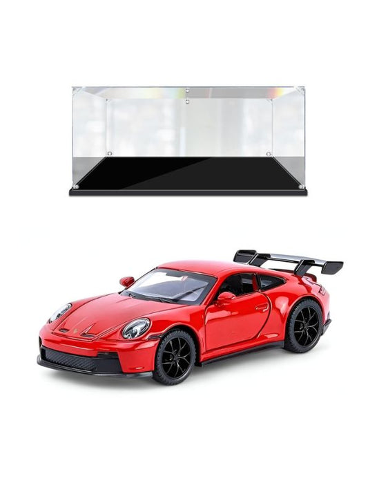 Red - Porsche 911 GT3 Alloy Car Model – Supercar Toy with Pull Back Action for Kids & Collectors Scale 1:32.