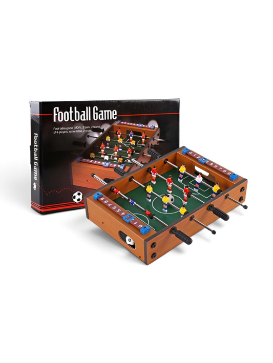 Portable Mini Foosball Table Football Game for Kids - 34.5cm Desktop Sports Toy TV6618