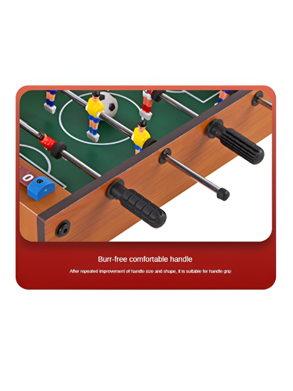 Portable Mini Foosball Table Football Game for Kids - 34.5cm Desktop Sports Toy TV6618