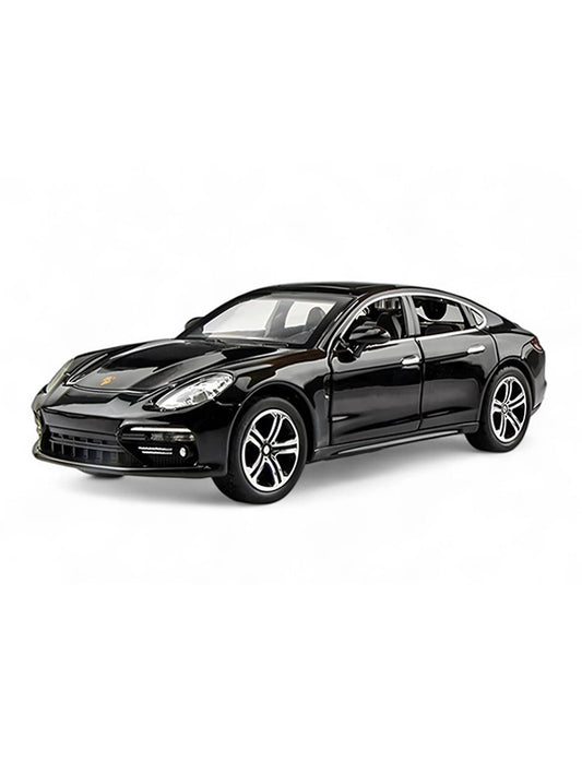 Porsche Panamera Metal Diecast Car - Scale 1:32 - Black (TV-AG-24) - Toyloft