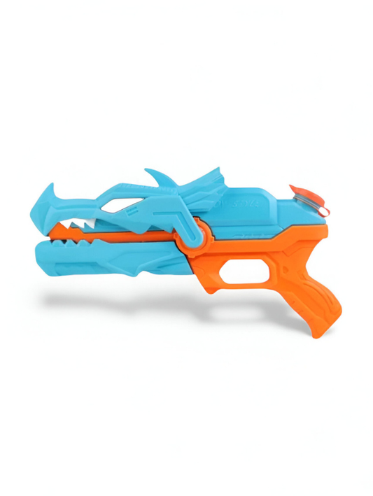 PowerPistol – Dual-Tone Water Gun | Portable High-Pressure Holi Pichkari Toy Blue LMI11825.