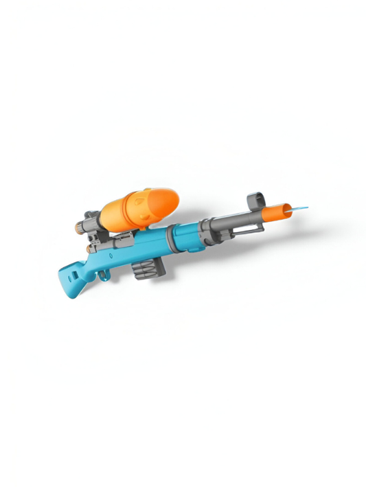 PowerSniper – 600ml Water Gun | Sniper Style High-Capacity Holi Blaster Turquoise LMI12054.