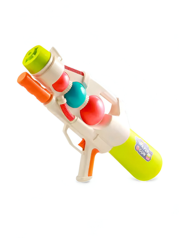 Powerful Stream Water Gun | High-Capacity Pichkari Blaster for Kids – Modern Design Outdoor Summer Fun Toy Green LMI14385.