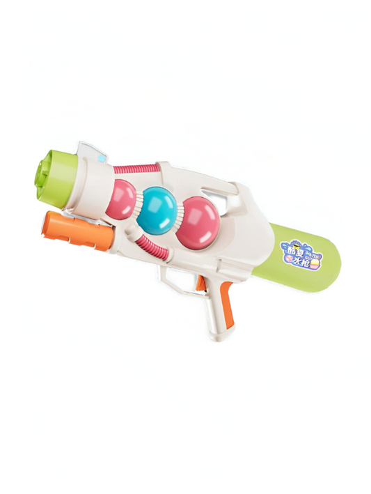 Powerful Stream Water Gun | High-Capacity Pichkari Blaster for Kids – Modern Design Outdoor Summer Fun Toy Green LMI14385.