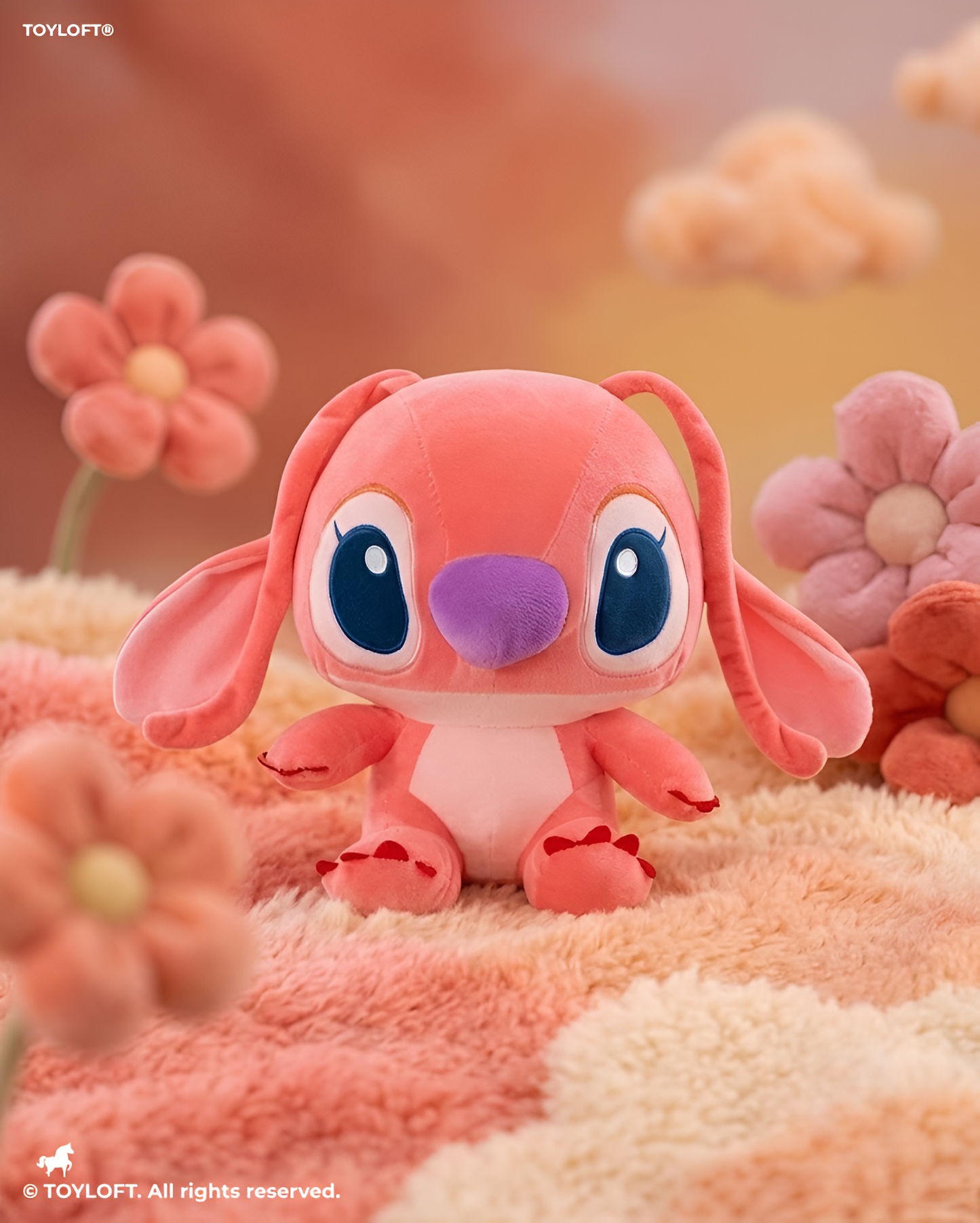Premium 10-Inch Angel Plush Toy – Soft Pink Alien Stuffed Animal, Collectible Gift for Lilo & Stitch Fans ST15443