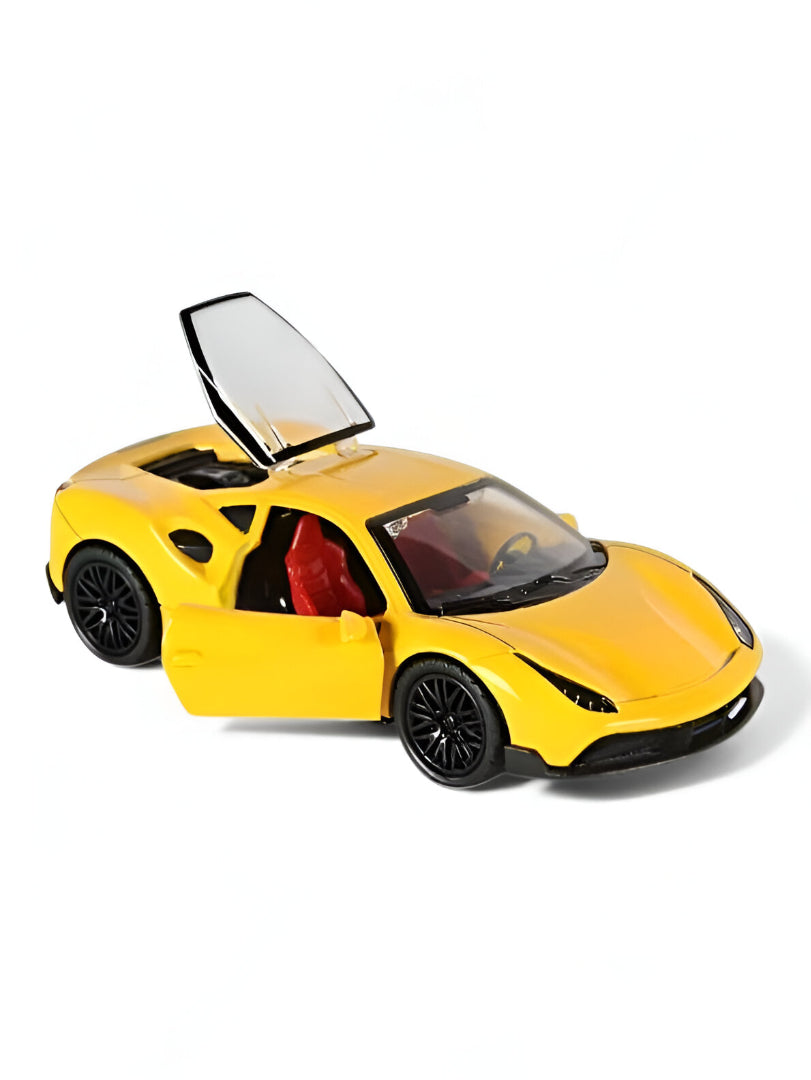 Lamborghini Aventador Yellow - Die-Cast Sports Car Model Toy (1:32 Scale) - Collector's Edition Supercar Replica LMI13755