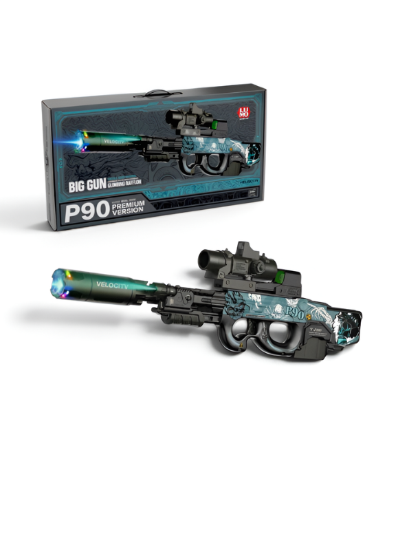 P90 Edition Toy Gun Blaster with Scope & Custom Graphics LMI16903