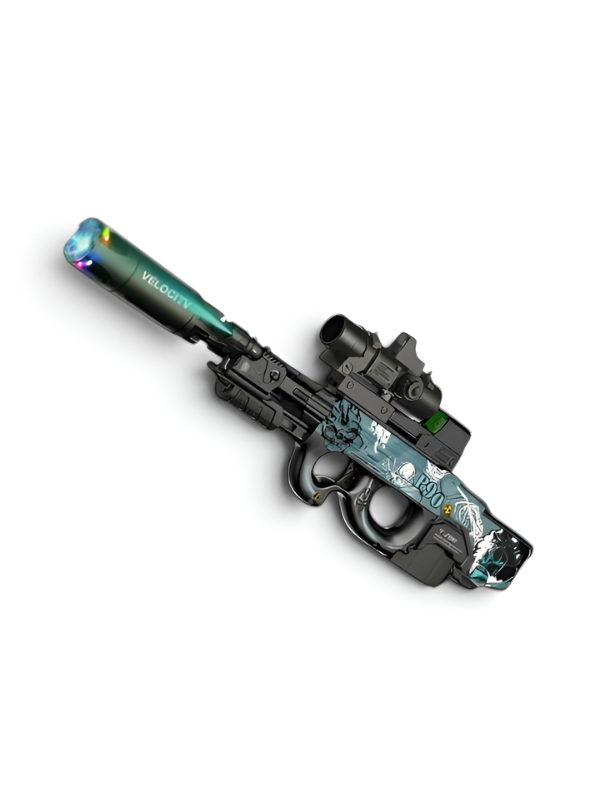 P90 Edition Toy Gun Blaster with Scope & Custom Graphics LMI16903