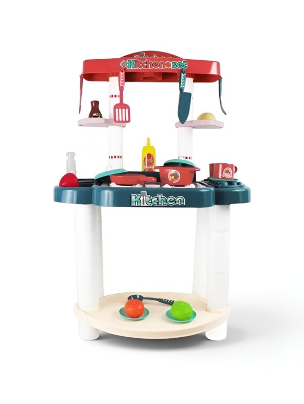 Pretend Play Kitchen Playset with Accessories TV7072.