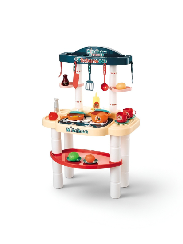 Pretend Play Kitchen Playset with Accessories TV7072.