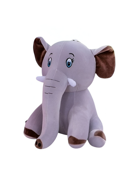 Grey - Jumbo Elephant Soft Toy | Plush Stuffed Animal for Kids | 10 Inch LMI11478