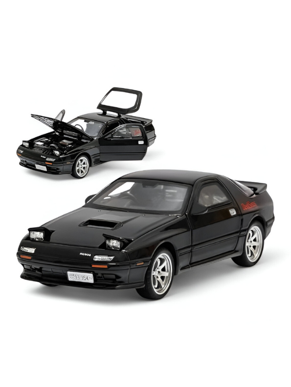 Black - Mazda RX-7 Elite Metal Diecast Car - Scale 1:32 - TV5395