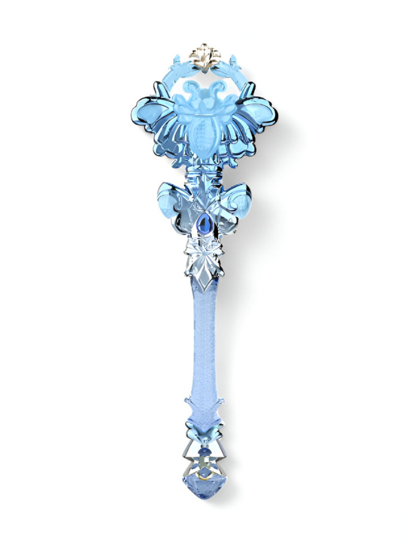 Blue - Enchanted Crystal Wand Prop Replica - Magical Fantasy Staff/Scepter Collectible NX15648